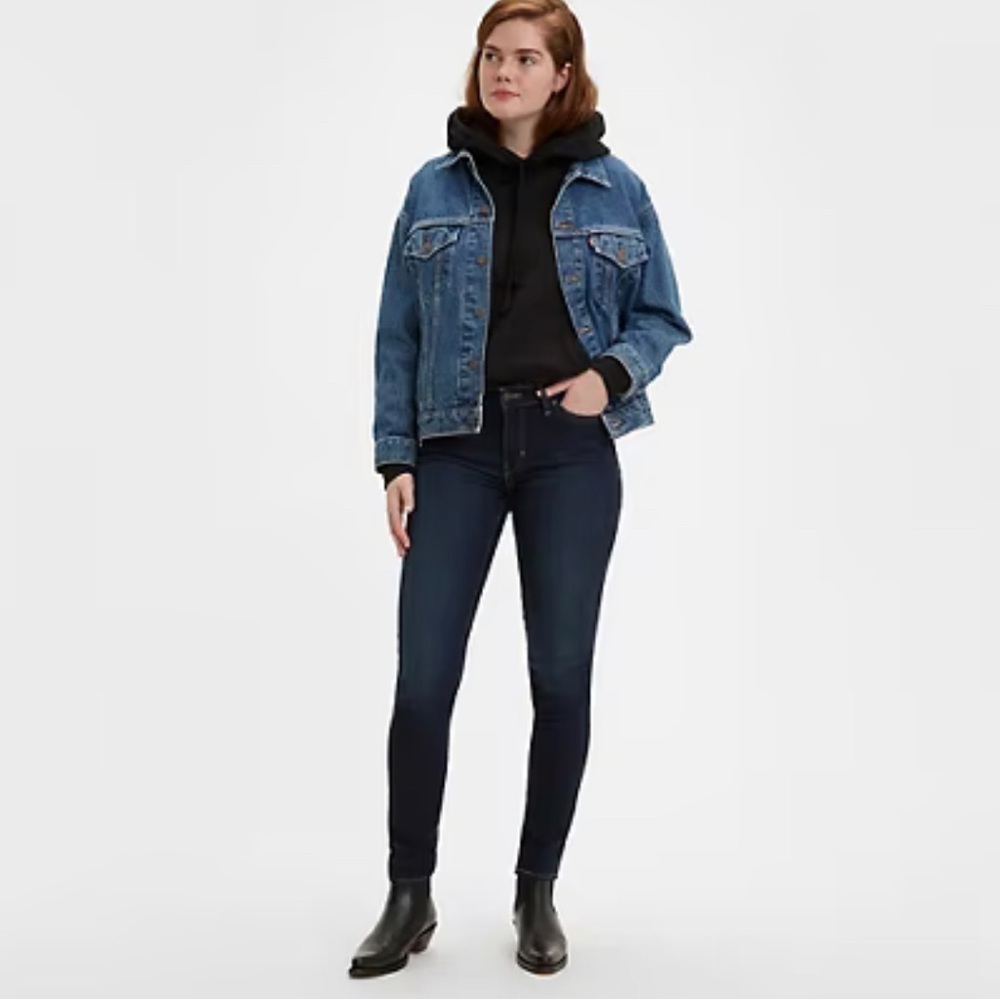 New Levi's Women's 711 Skinny Mid Rise Ankle Jeans 24 x 30 - Picture 7 of 8